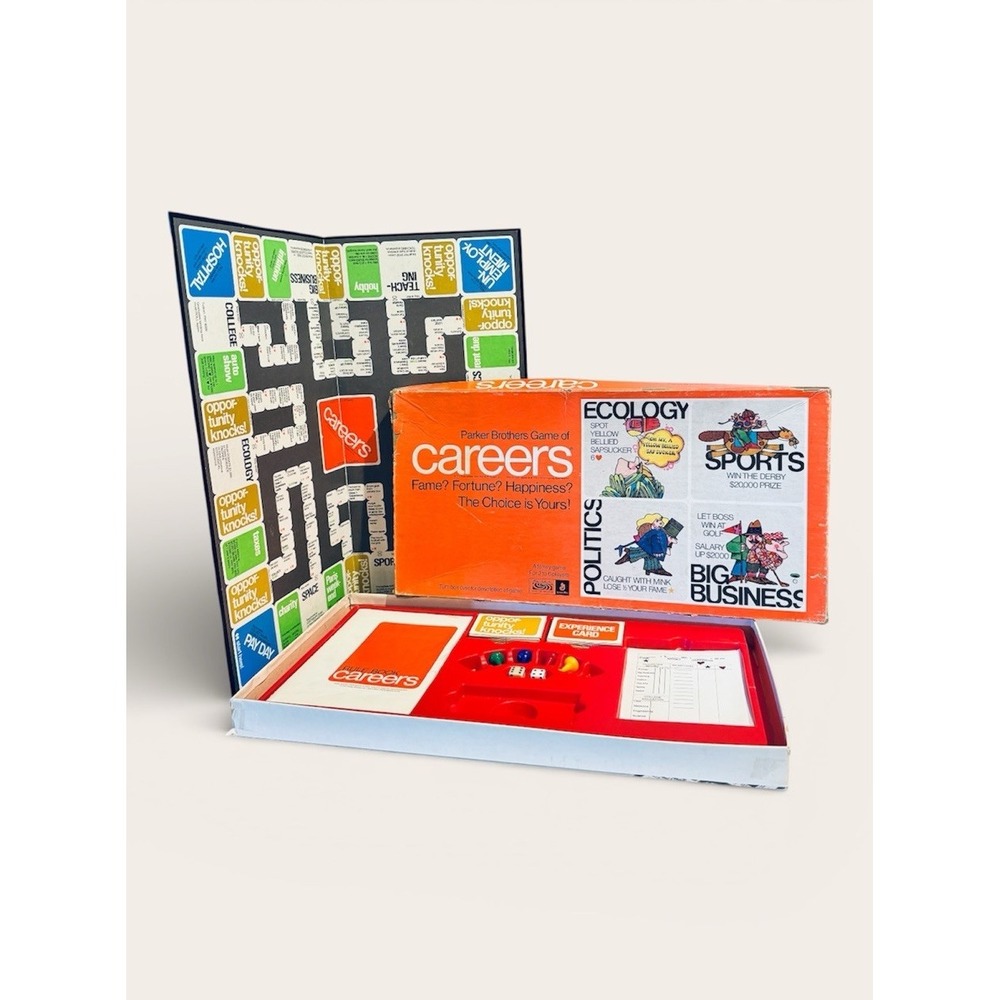 1971 Game Of Careers Fame Fortune Happiness By Parker Brothers - Incomplete
